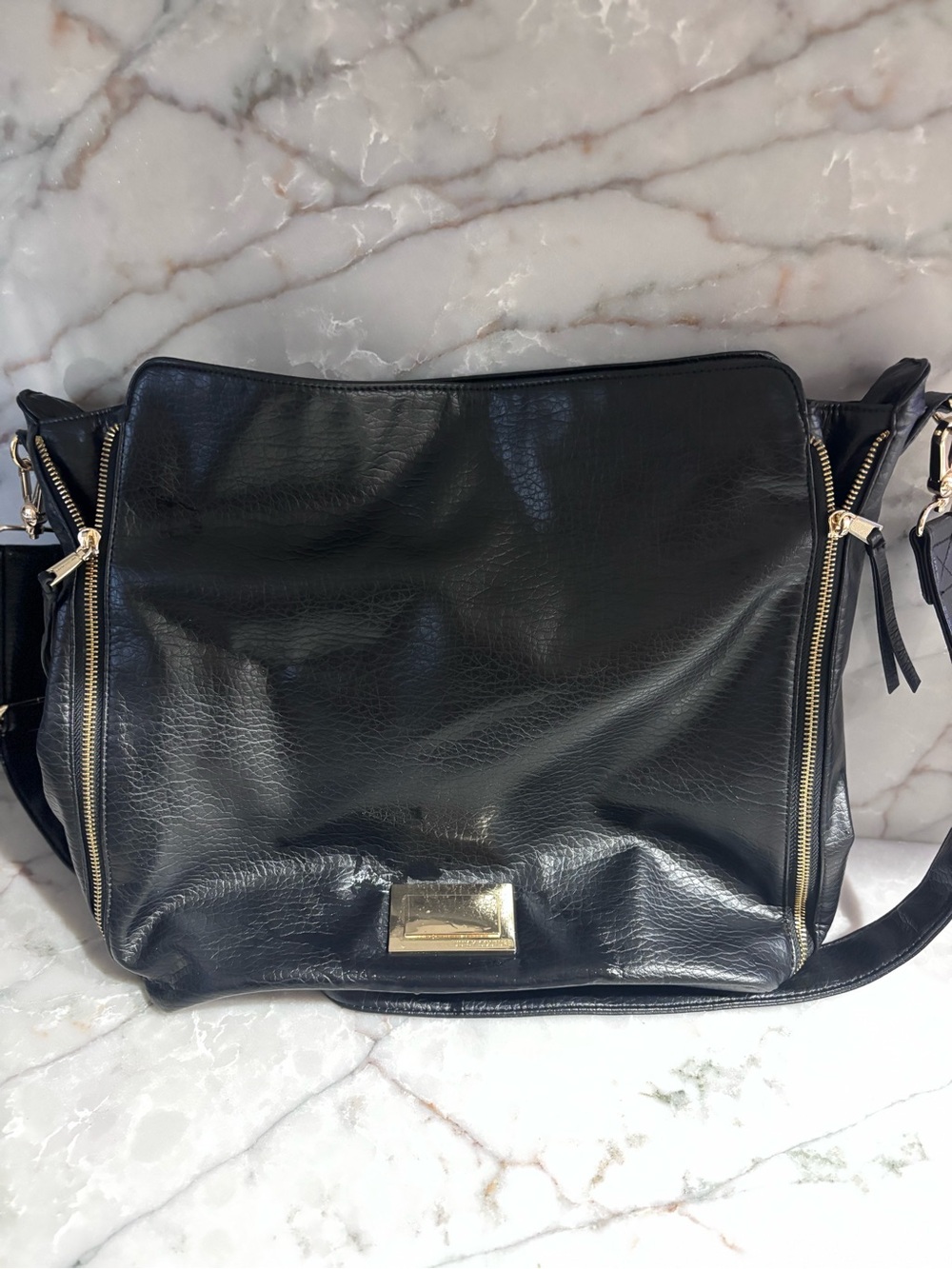 Juicy Couture Black Shoulder Bag slouch style